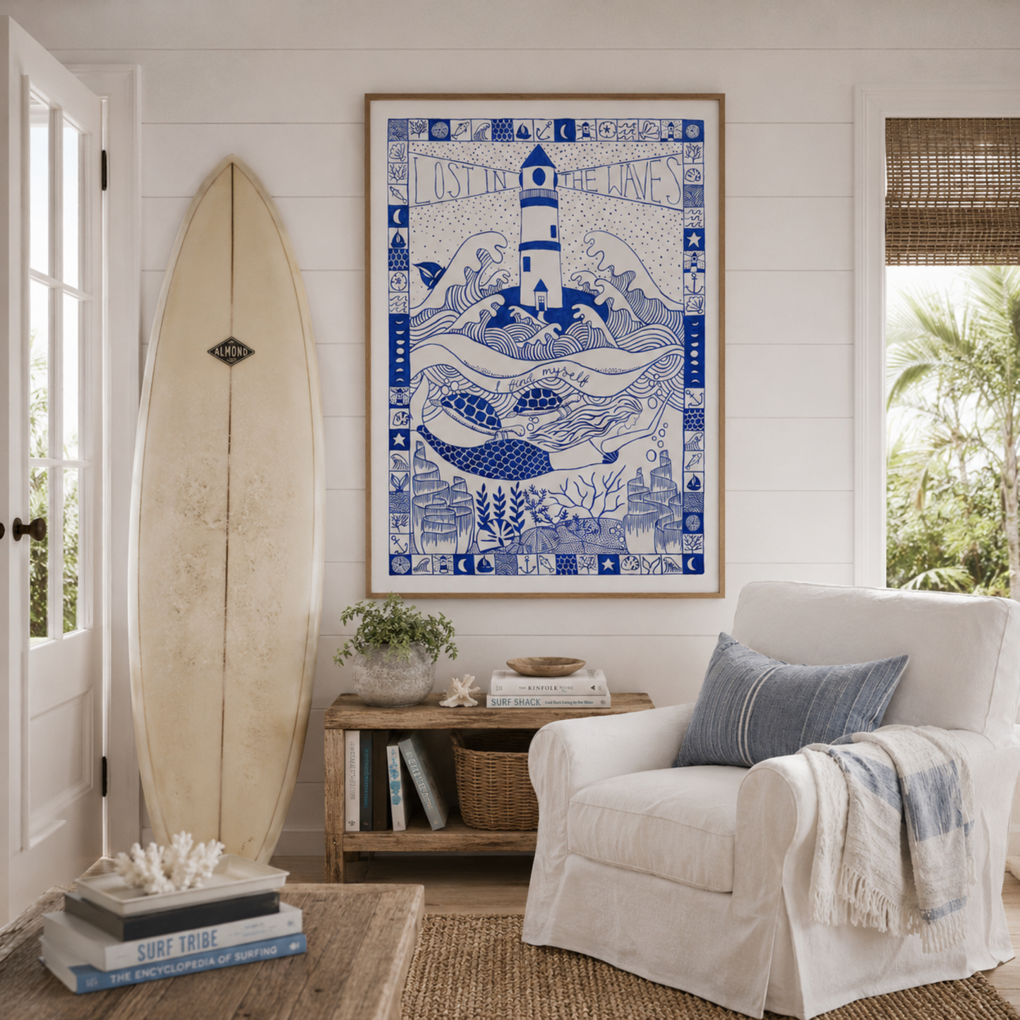 Lost in the Waves I Find Myself - Print
