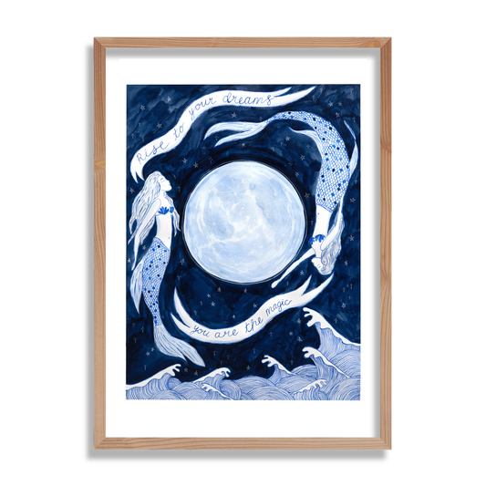 Once in a Blue Moon - Print